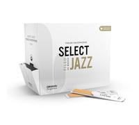 Anches pour saxophone ténor D'Addario Organic Select Jazz, coupe à la française, force 3 Soft (pack de 25)