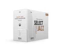 D'Addario Organic Select Jazz Unfiled Anches Sax Ténor 2 Hard, Pack 25