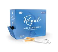 D'Addario Woodwinds - Anches de saxophone alto royal avec colonne vertébrale solide - Idéales pour le saxophone alto classique ou jazz - Force 2,5 - Lot de 25