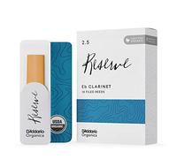 D'Addario Anches pour clarinette Mib Organic Reserve 2,5 – Paquet de 10