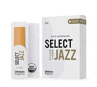 D'Addario Organique Select Jazz Filed Alto Anches de Saxophone - Anches Sax - 3 Dur, 5 Paquet