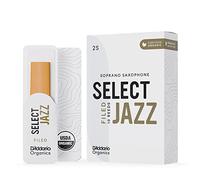 D'Addario Anches pour saxophone soprano Organic Select Jazz biologique 2S (coupe FR)