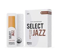 D'Addario Anches pour saxophone alto Organic Select Jazz 3M (coupe US)