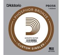 D'Addario PB056, .056 - Corde au détail phosphore bronze - guitare acoustique G