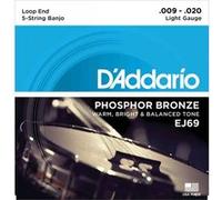 Phosphore Bronze EJ69 9-20 light - Jeu de cordes pour banjo