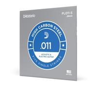 D'Addario Cordes pour guitare électrique PL011-5 Acier pur Calibre .011 Pack de 5