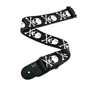 D'Addario Sangle de guitare 50H01 Skull en nylon tissée 5 cm