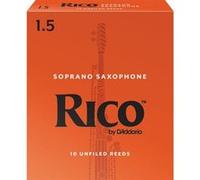 D'Addario RIA1015 - Anches saxophone soprano, force 1.5, boîte de 10