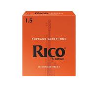 Rico Anches Rico pour saxophone soprano force 1.5 pack de 10
