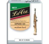 D'Addario – Anches pour saxophone soprano La Voz – Force Medium-Hard – Pack de 10