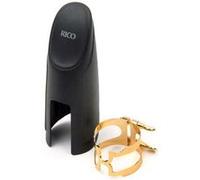 D'Addario Ligature et couvre-bec HBS2G pour saxophone baryton (becs en ébonite) dorée