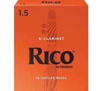 D'Addario Woodwinds – Anches pour clarinette Sib Rico Orange 1,5 Boîte 10