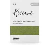 D'Addario Anches saxophone soprano Organique Reserve SOP Roseau biologique 3,5 Pack 10