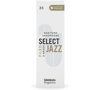 D'Addario Anches saxophone baryton Organic Select Jazz Filed – Roseau biologique – 3S (coupe FR)