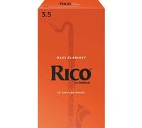 D'Addario - Rico Rea2535 - Anches Rico Royal Clarinette Basse, Force 3.5, Pack De 25 Anches clarinette basse