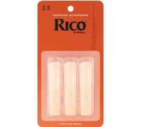 D'Addario Anches pour saxophone soprano RIA0325 Rico Force 2.5 – Pack de 3