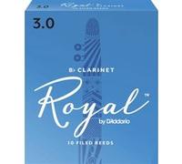 D'Addario – Anches Royal 3 pour clarinette Si bémol – Force 3.0 – Pack de 10