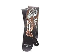 D'Addario Sangle de guitare 25LAL05 Alchemy Cryptorosa en cuir réglable