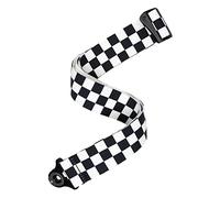 D'Addario Sangle de guitare Auto Lock motif damier
