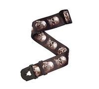 D'Addario Sangle pour guitare D'Addario Alchemy Planet Lock, Muted Skulls