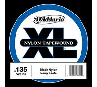 Accessoire pour guitare D'Addario TWB135 .135 - Corde au détail, filet nylon - guitare basse