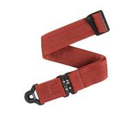 D'Addario VERROUILLAGE AUTOMATIQUE Swivel Strap, Nylon Blood Red