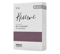 D'Addario Organique Classic Bb Anches de Clarinette - Anches pour Clarinette - Le Premier et le Seul Roseau Biologique - 3.5+ Force, 10 Paquet