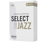 D'Addario Woodwinds — Anches saxophone soprano Organique Select Jazz Filed 3 (Moyen) – Lot de 5