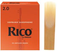 D'Addario Anches pour saxophone soprano Rico Force 2.0 Pack de 10