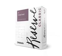 D'Addario Woodwinds DCT1030 Reserve Boîte de 10 Anches pour Classic Clarinette SIB Force 3 Blanc