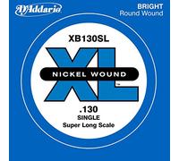 D'Addario XB130 Corde seule extra-longue avec filet en nickel pour basse Calibre .130