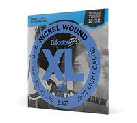 D'Addario Cordes de guitare électrique EJ21 Jazz Light 12-52, 1 paquet
