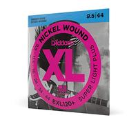 D'Addario XL Nickel EXL120+ Cordes Guitare Électrique 9,5-44 | Cordes de guitare électrique XL Nickel offrant son brillant, intonation précise, durabilité fiable et confort de jeu.