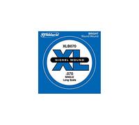 D'Addario XLB070 Corde seule longue avec filet en nickel pour basse Calibre .070