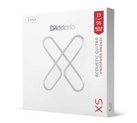 D'Addario Cordes de guitare acoustique XSAPB1356-3P XS Phosphore bronze Moyen 13-56 Pack de 3