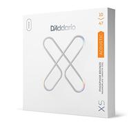 D'Addario XSAPB1047-3P Lot de 3 cordes de guitare acoustique avec revêtement bronze phosphoreux XSAPB1047-3P Durée de vie maximale avec sensation lisse et tonalité exceptionnelle pour guitares à 6