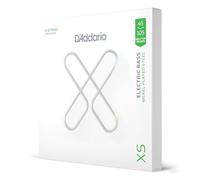 D'Addario XSB45105 XS cordes de basse en nickel plaqué 45-105, tirant régulier léger en haut/moyen en bas, long diapason, 4 cordes