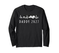 Daddy 2027 Heartbeat Baby : bientôt Papa Manche Longue