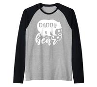 Daddy Bear Papa Fête des Pères Cadeau Enfant Papa Ours Camping Cadeau Manche Raglan