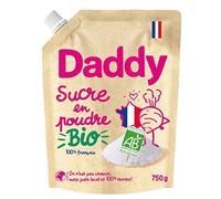 DADDY - Bio Sucre En Poudre Doypack 750G - Lot De 4 - Vendu Par Lot