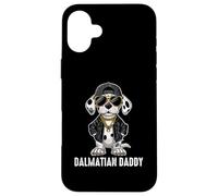 Daddy Dalmatien Rétro 70s 80s Cool Dalmatien Drôle Chien Papa Coque pour iPhone 16 Plus