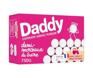 DADDY - Demi Morceau De Sucre, Sucre En Morceaux 750g - Lot De 4