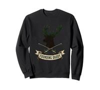 Daddy fondateur George Washington Deer Antlers Musket Sweatshirt
