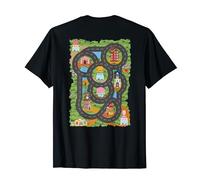 Daddy My Hero Co - Tapis de jeu en forme de voiture - Circuit de course familial T-Shirt Noir S Unisex Adulte Coupe classique Manche longue Col roule Occasions decontractees Familial et ludique