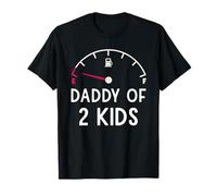 Daddy Of 2 Kids Sarcastic Kid Épuisé Enfant T-Shirt