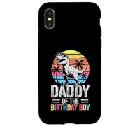 Daddy of The Birthday Party Outfit Dinosaure Dad Coque pour iPhone X/XS