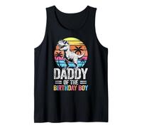 Daddy of The Birthday Party Outfit Dinosaure Dad Débardeur
