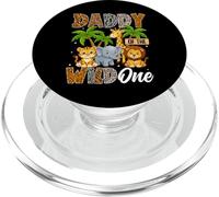 Daddy of The Wild One Safari Jungle Animals 1er Anniversaire PopSockets PopGrip pour MagSafe