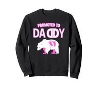 Daddy Promoted to Daddy for The Best Papa Rose Sweatshirt