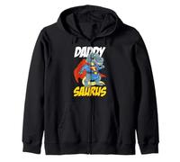 Daddy Saurus Papa Père Dinosaure T-Rex Superhero Sweat à Capuche